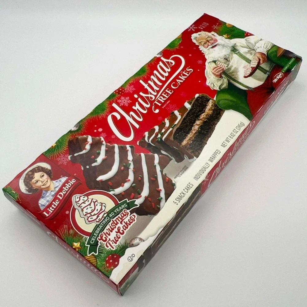Little Debbie Christmas Tree Cakes Snack Cakes‎ 5 Individually Wrapped Red Box